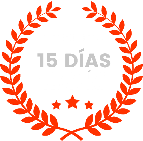 Garantía de devolución de 15 días