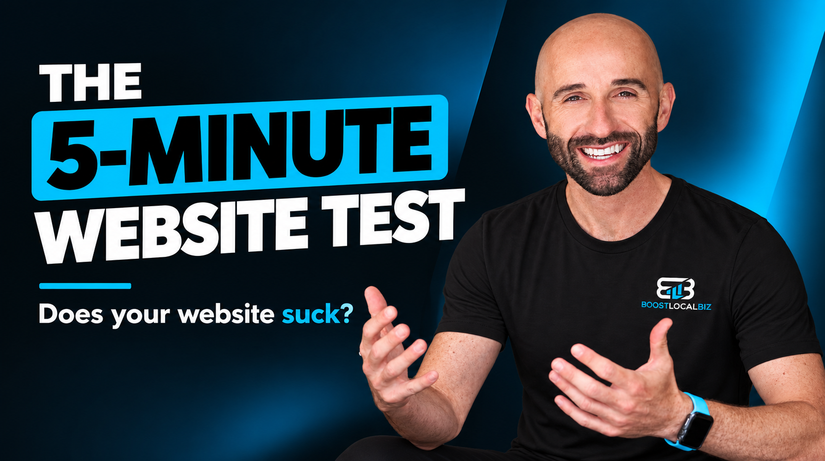 The 5-Minute Local Business Website Test The 5-Minute Website Test by Josh Mason of Boost Local Biz, asking whether your local business website helps turn visitors into customers.