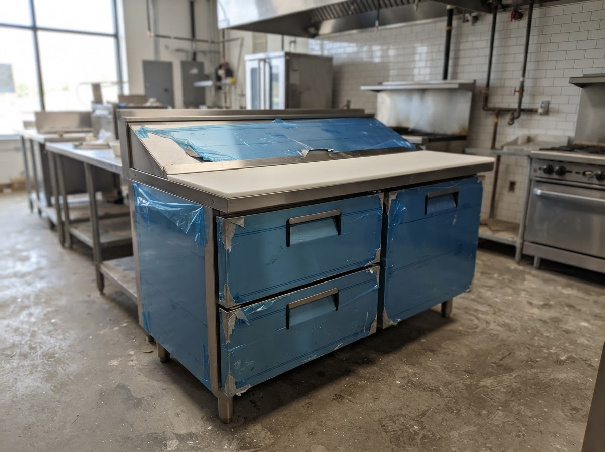 Refrigerated prep table in Tulsa