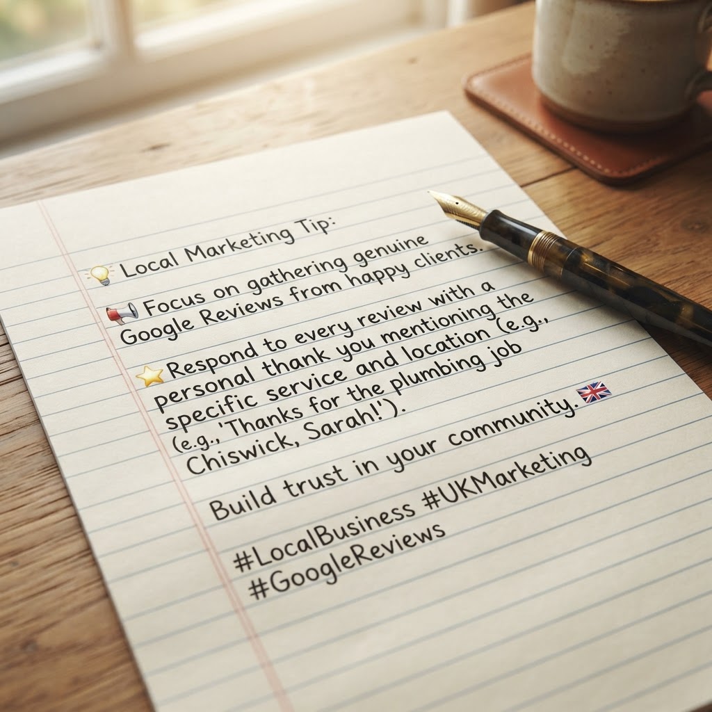 Desk Notes post example