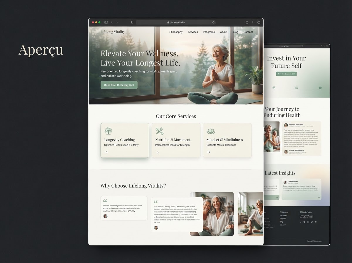 Lifelong Vitality project screenshot 2