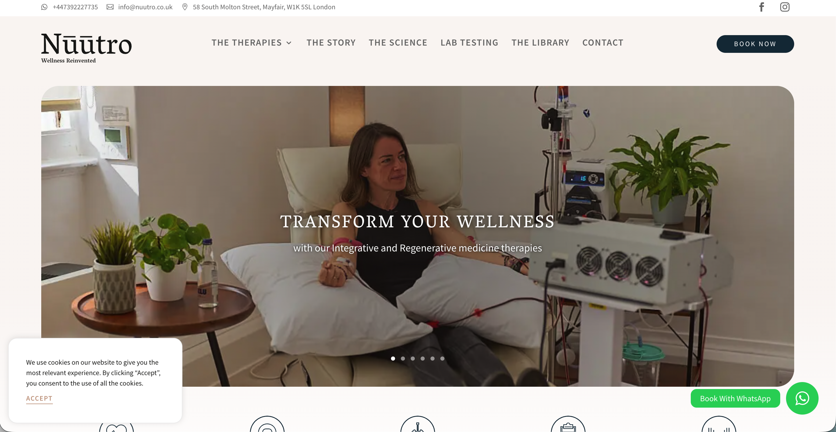 Nuutro — Alternative Health Clinic website design by Digital Daun