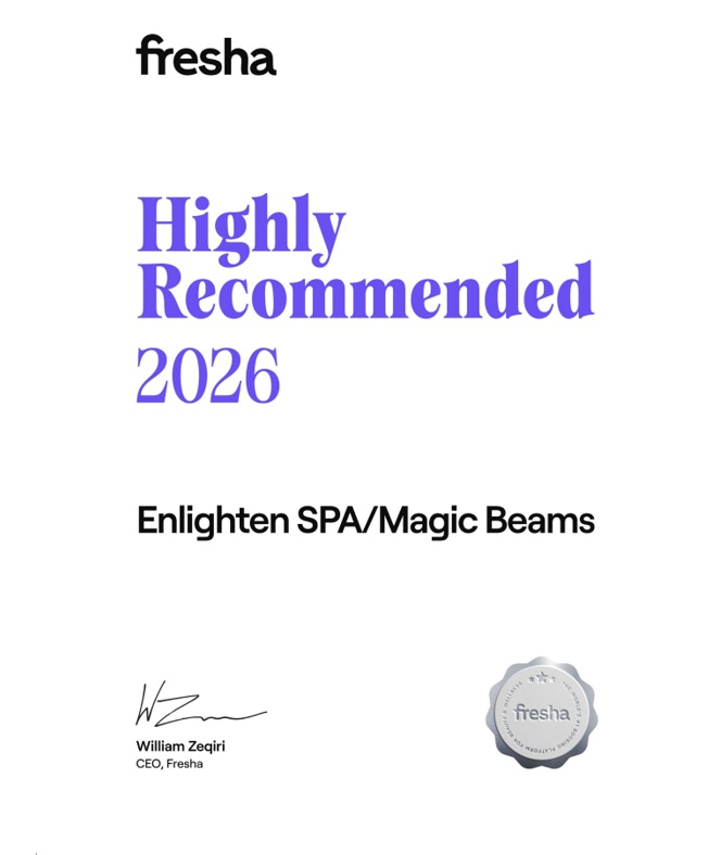 Fresha Highly Recommended 2026 Official Award Certificate