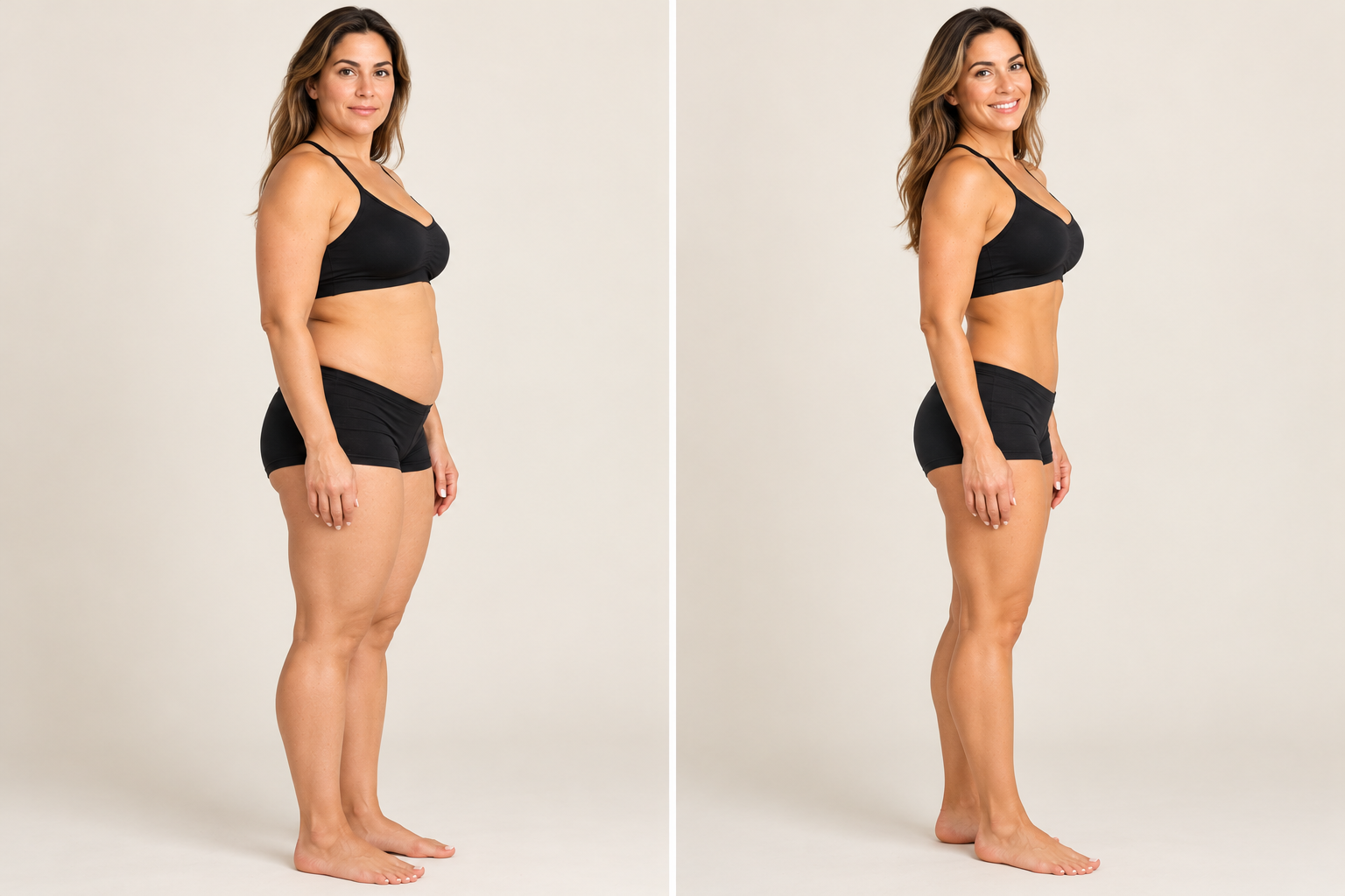 Body Contouring & Transformation before & after comparison