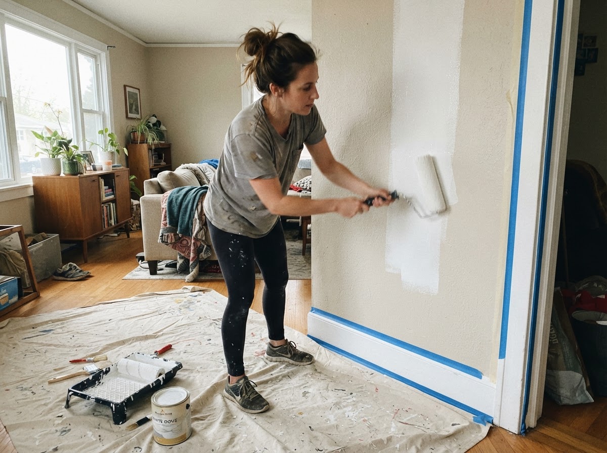 Interior Surfaces & Painting — real handyman work