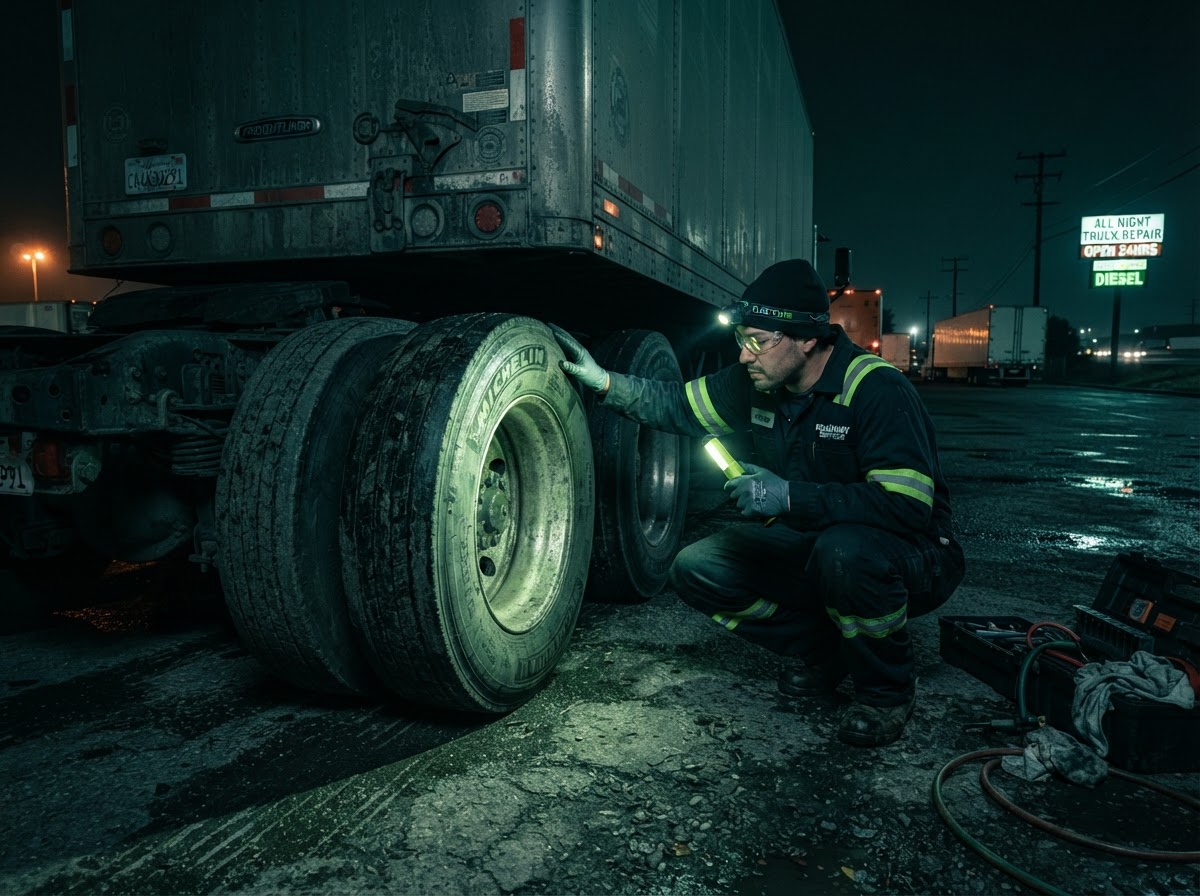 Roadside commercial tire service photo 3