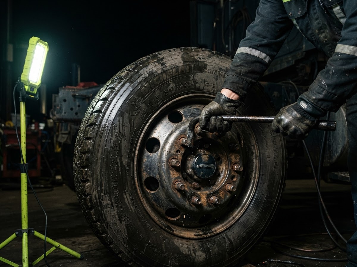 Roadside commercial tire service photo 1