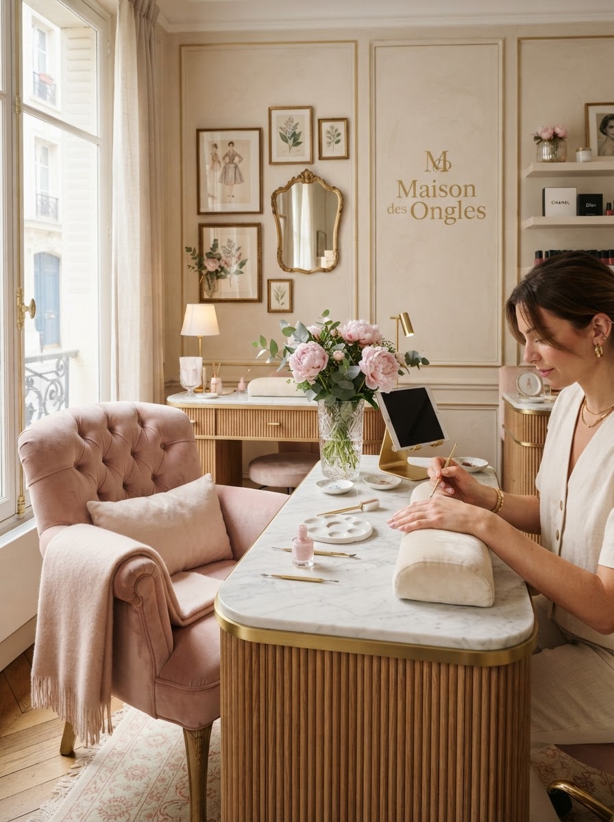 The Nail Tech Lilly luxury nail atelier interior