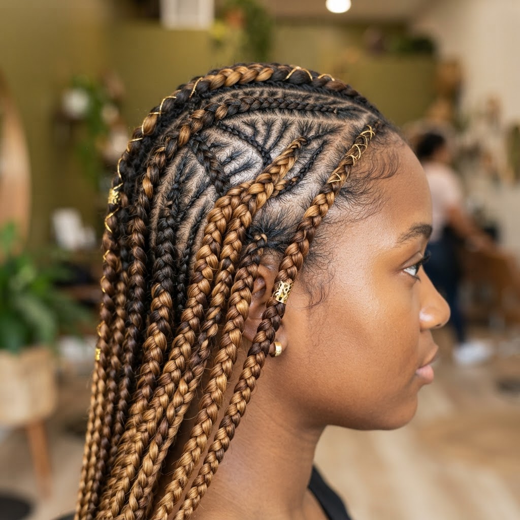 Knotless / traditional braids