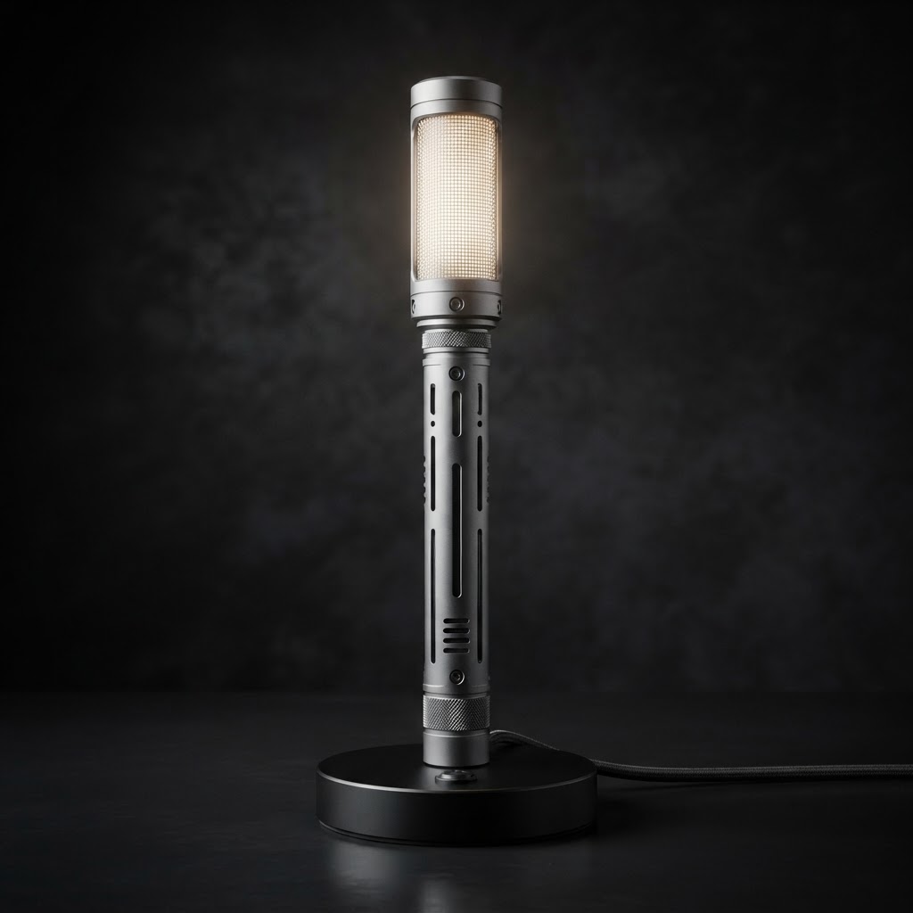 COMBAT Display Lamp — Slim · Utility-inspired tactical-inspired 3D printed desk lamp