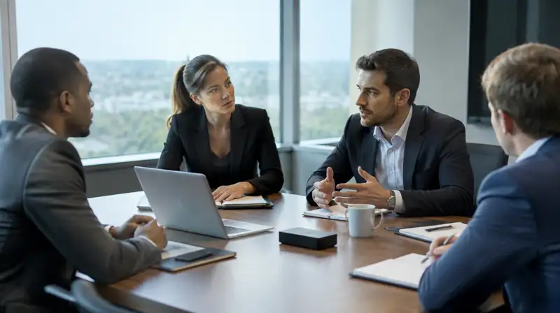 Equipo directivo y corporativo de CEARD en reunión estratégica institucional