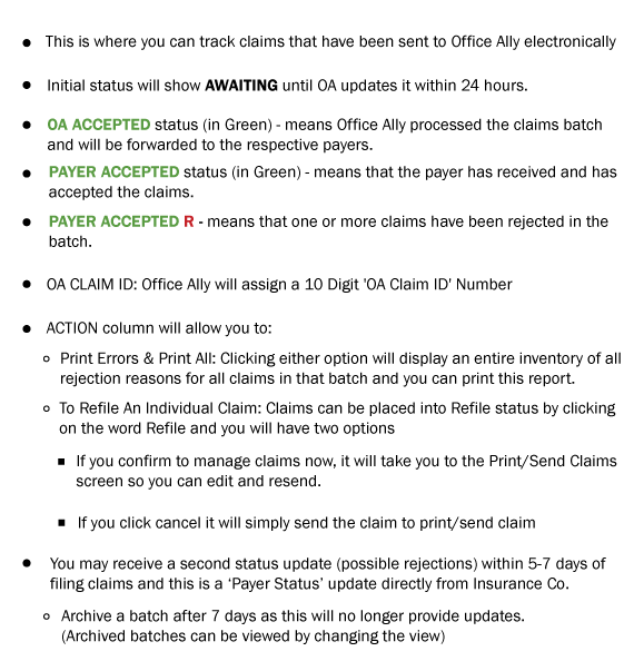 EClaim-Tracking-Statuses