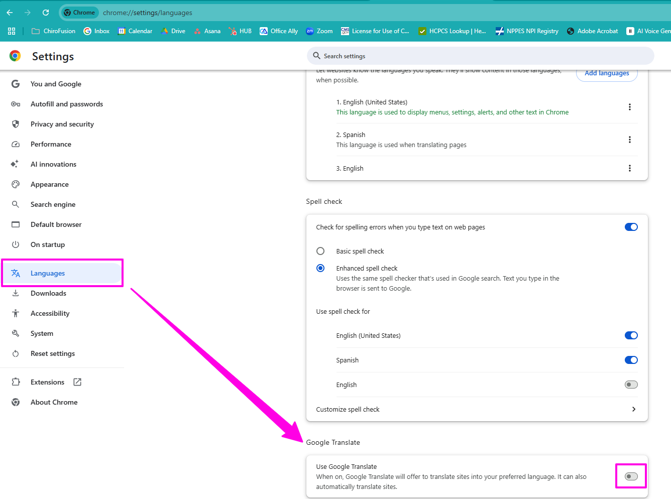 settings - languages (1)