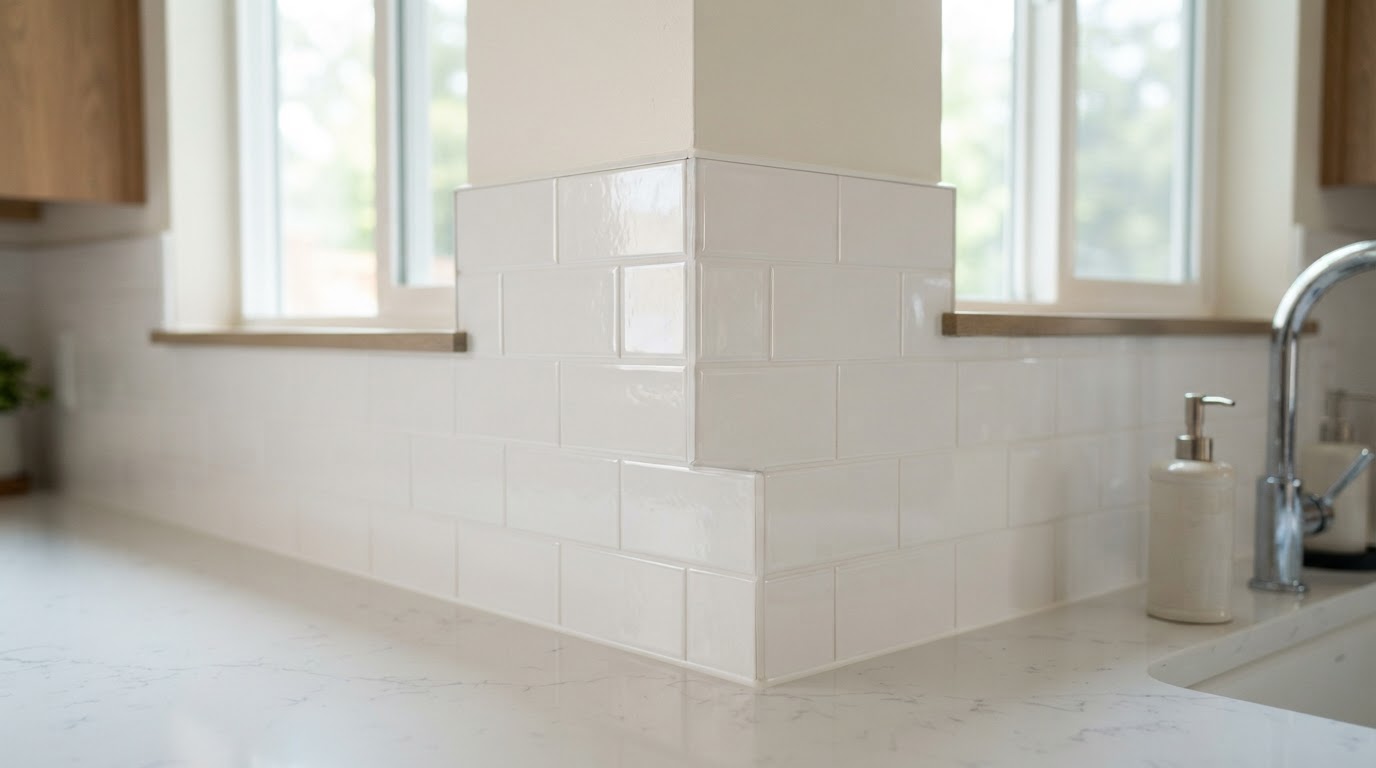 Kitchen Backsplash Tile — after (service example)
