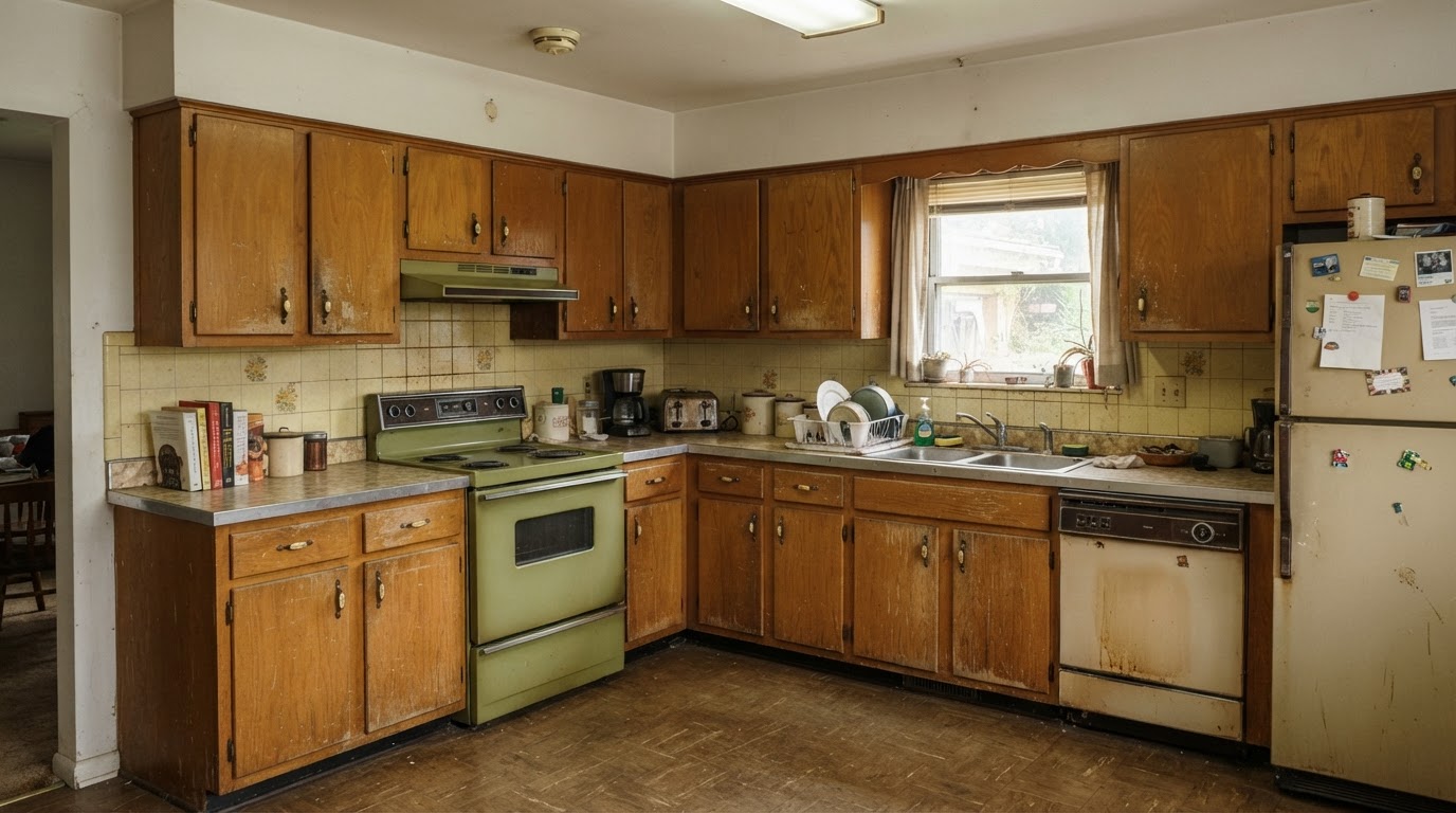 Kitchen Refresh & Coordination — before (service example)