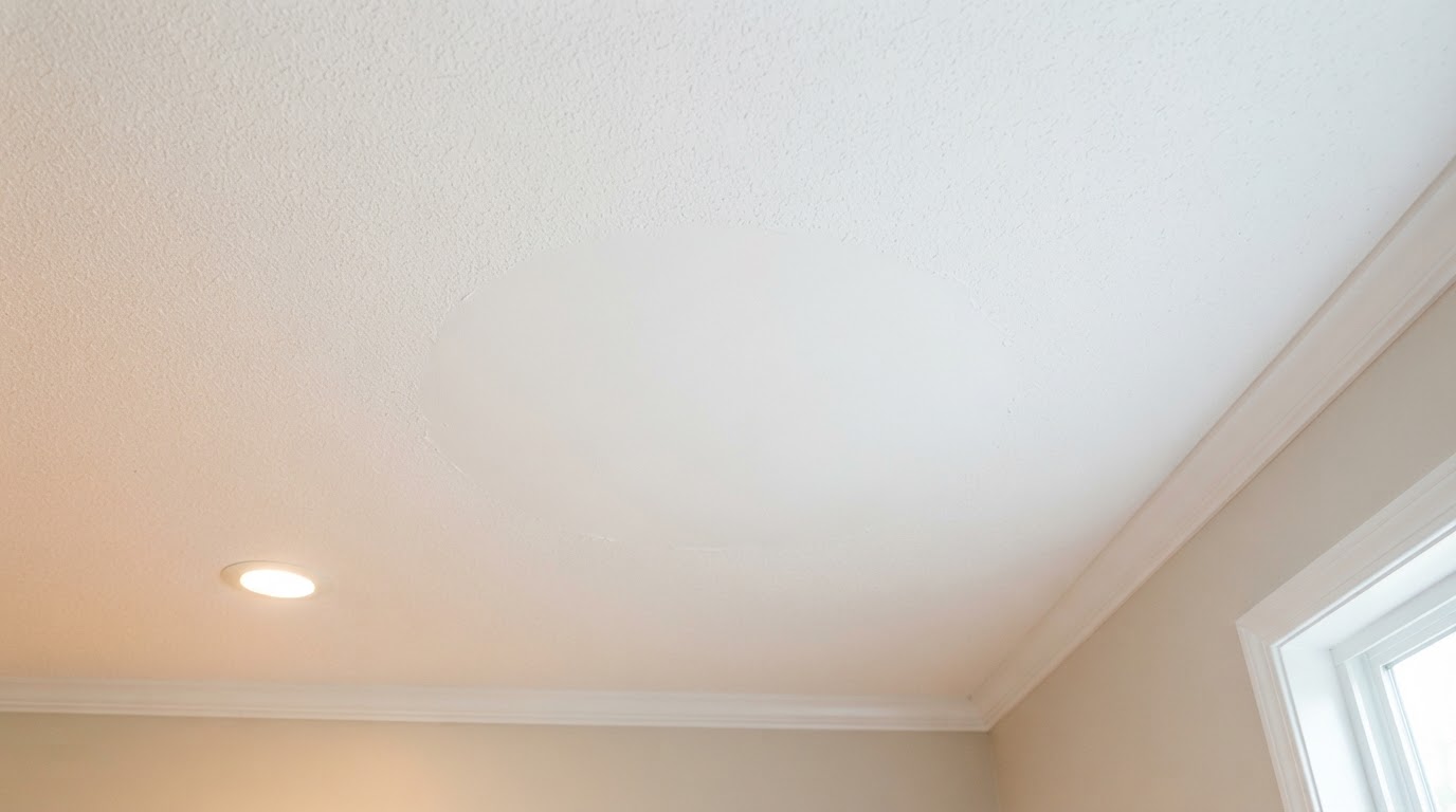 Ceiling Water Damage Repair — after (service example)