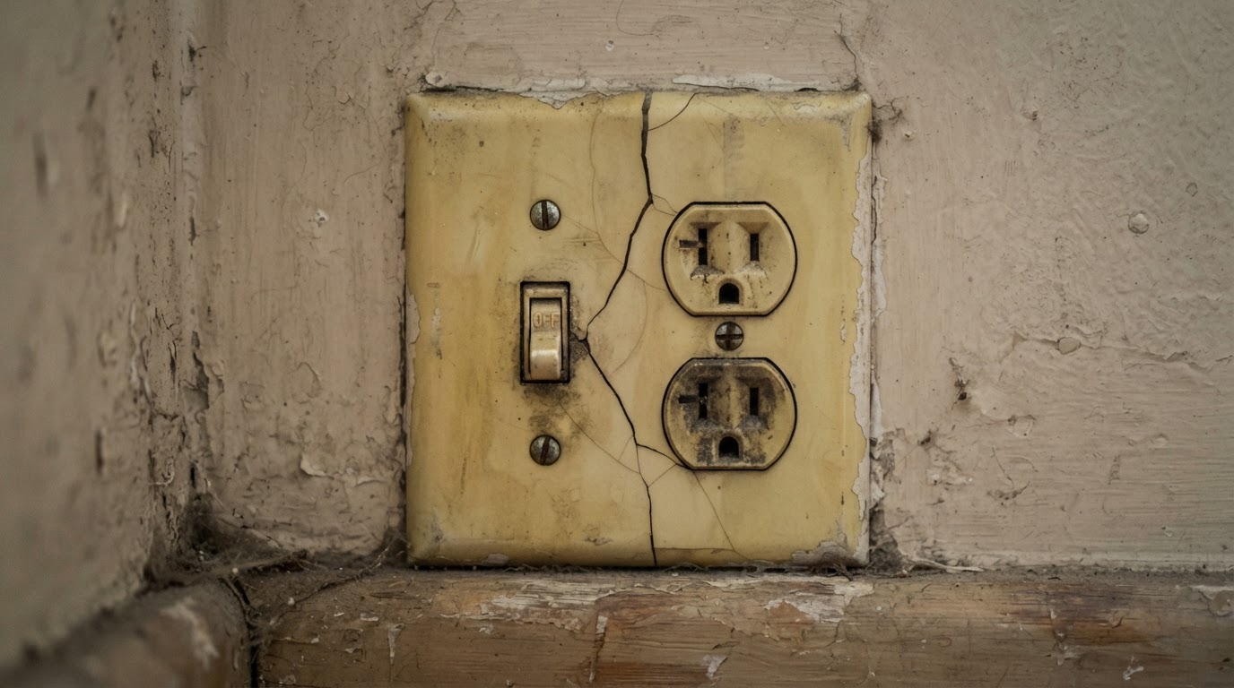 Switch & Outlet Upgrade — before (service example)