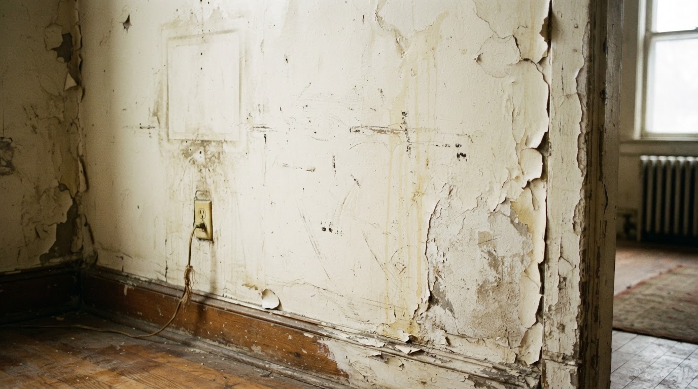 Interior Wall Repaint — before (service example)
