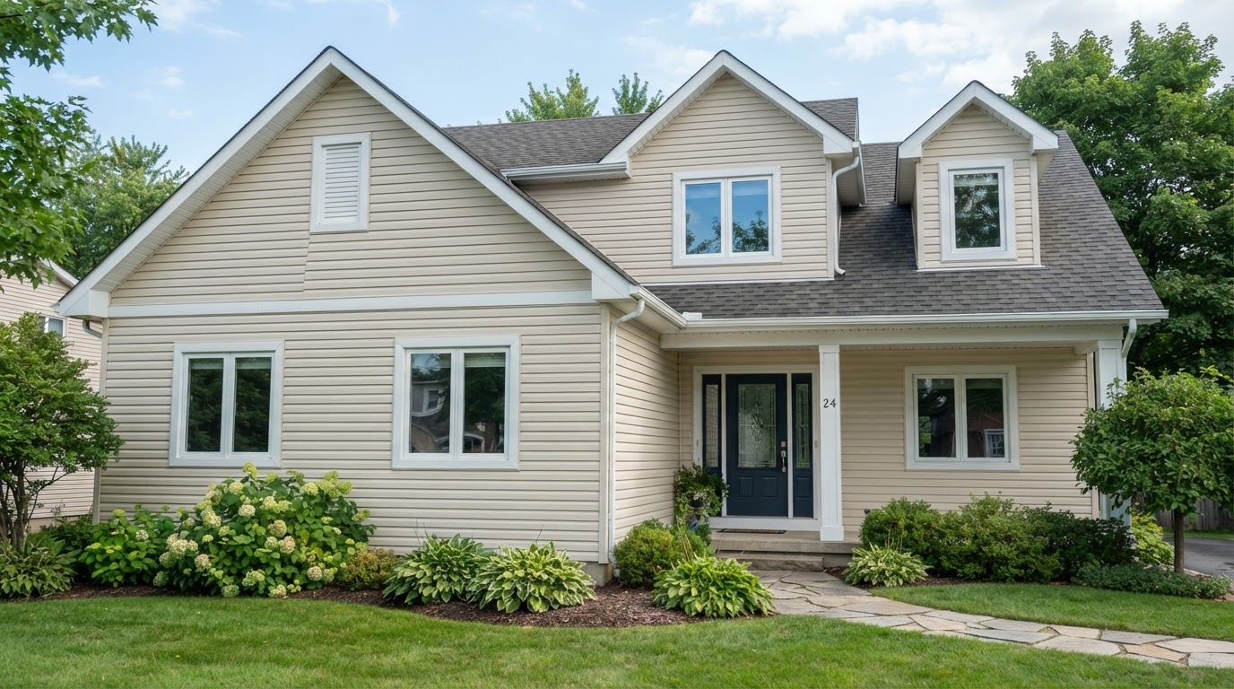 Siding Soft Wash — after (service example)