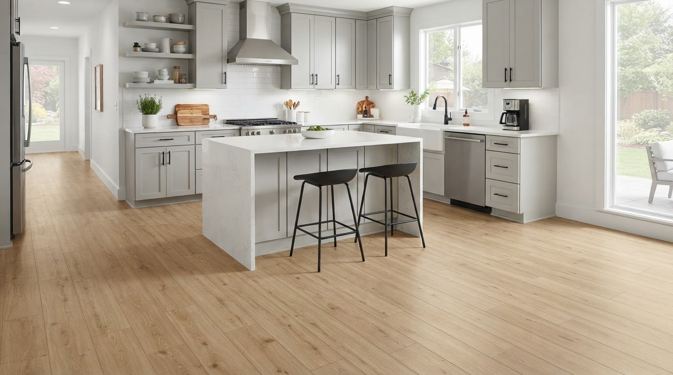 Kitchen Floor Replacement — after (service example)