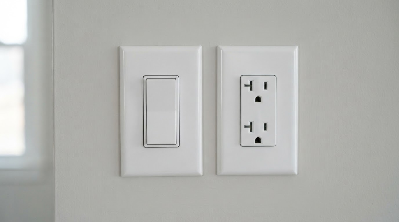 Switch & Outlet Upgrade — after (service example)
