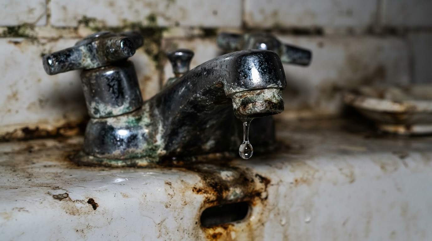 Bathroom Faucet Replacement — before (service example)