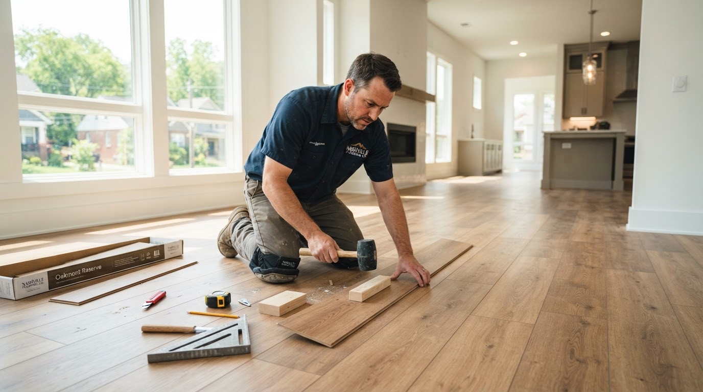 LVP Flooring — service example