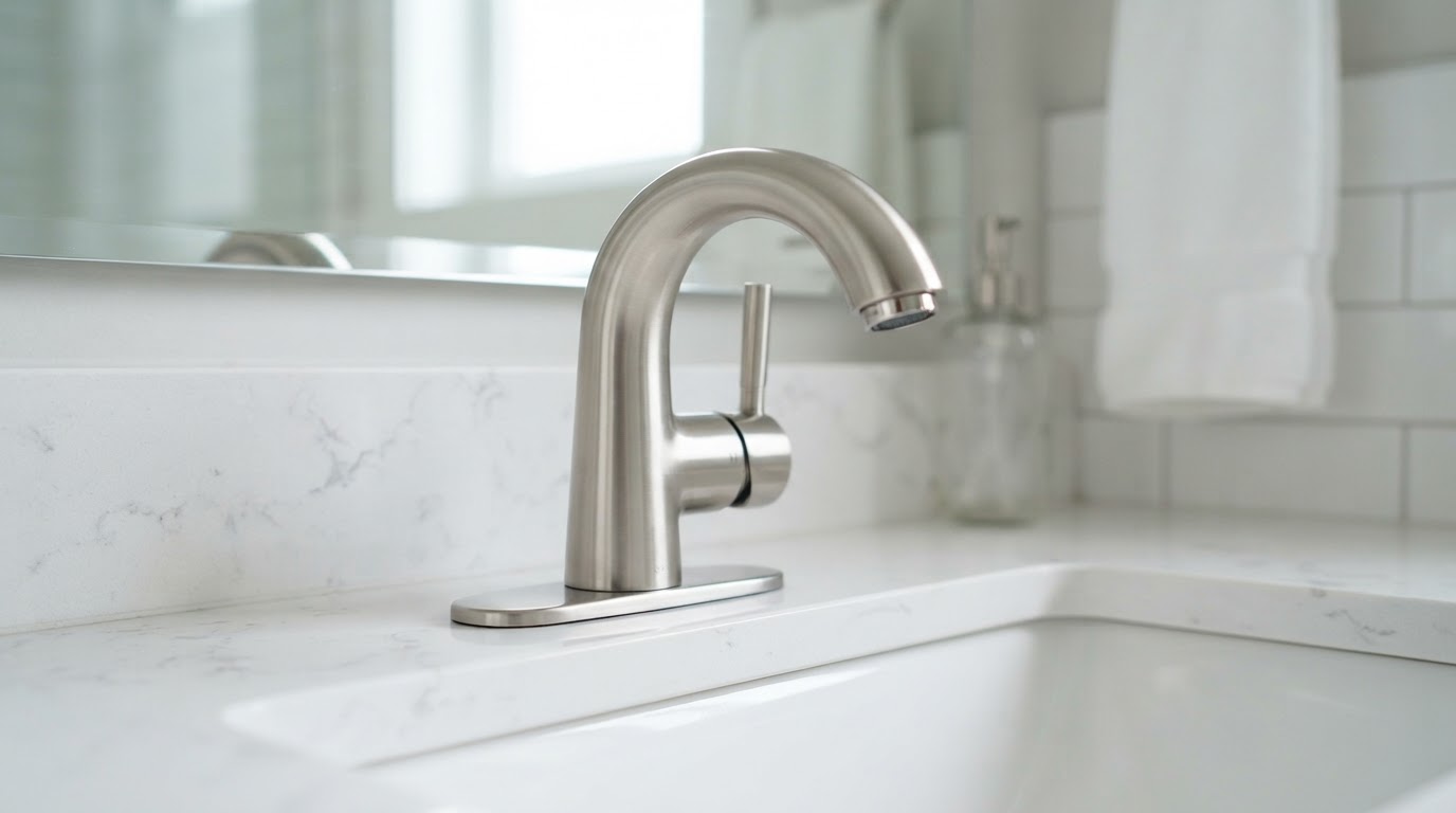 Bathroom Faucet Replacement — after (service example)
