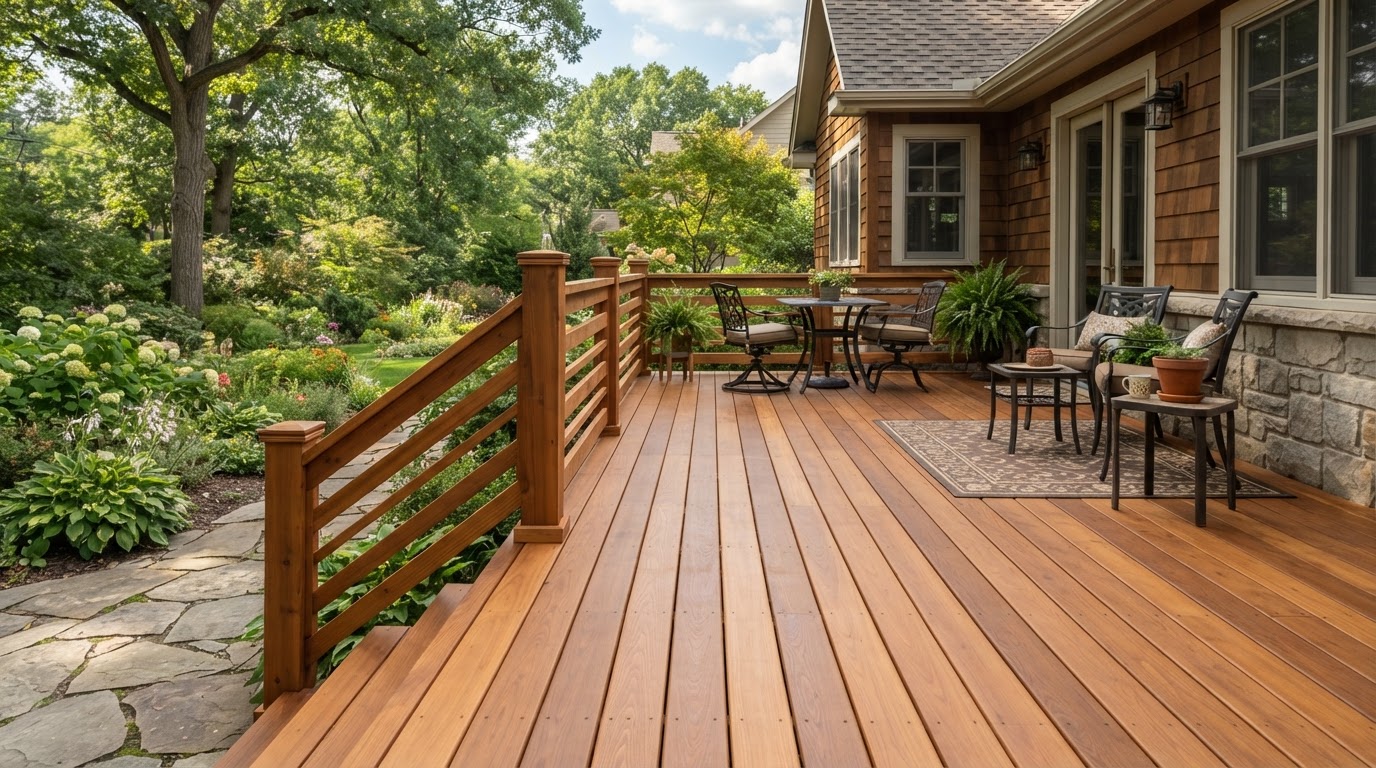 Deck Board Replacement & Refinish — after (service example)
