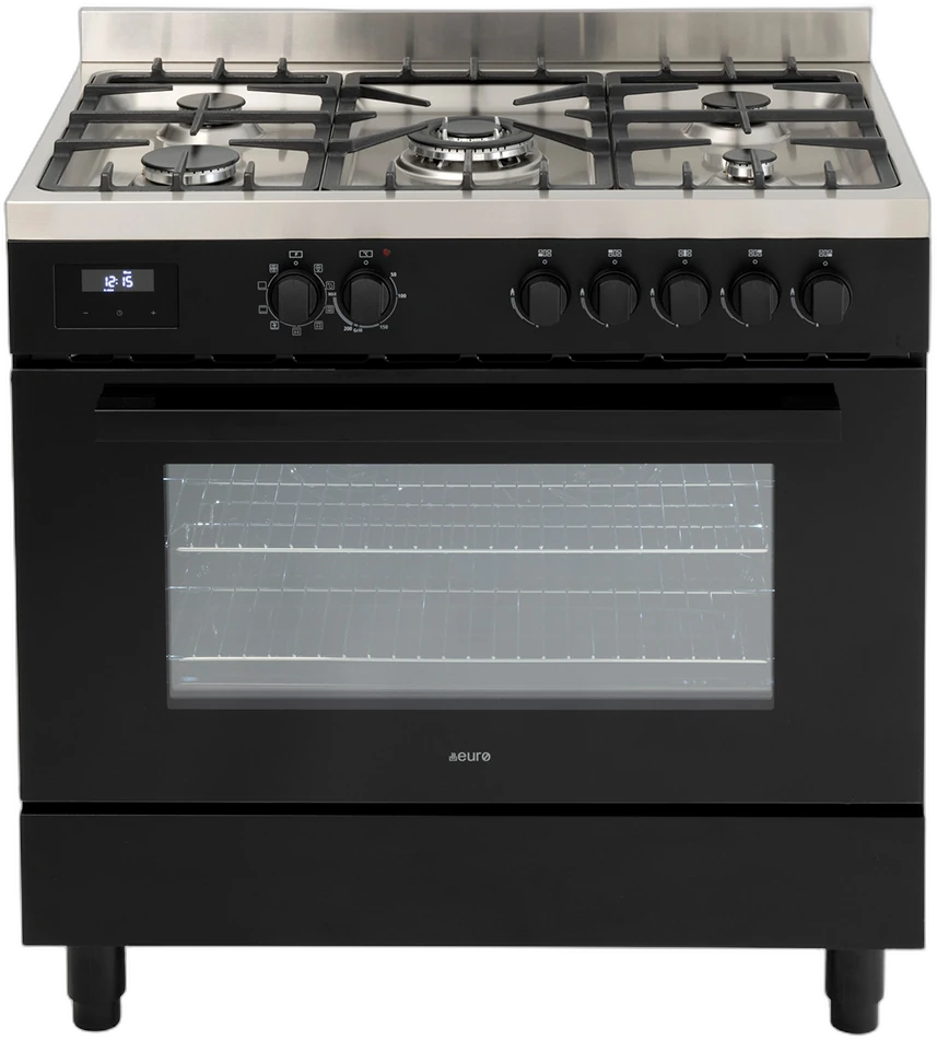 Euro freestanding cooker oven and cooktop