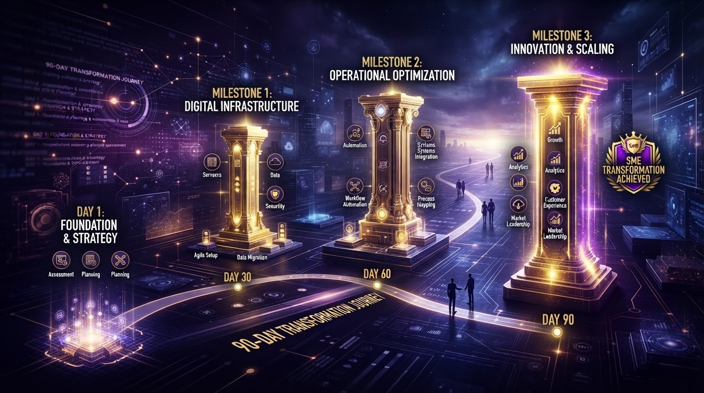 Digital Transformation for SMEs: A Practical 90-Day Roadmap That Actually Works