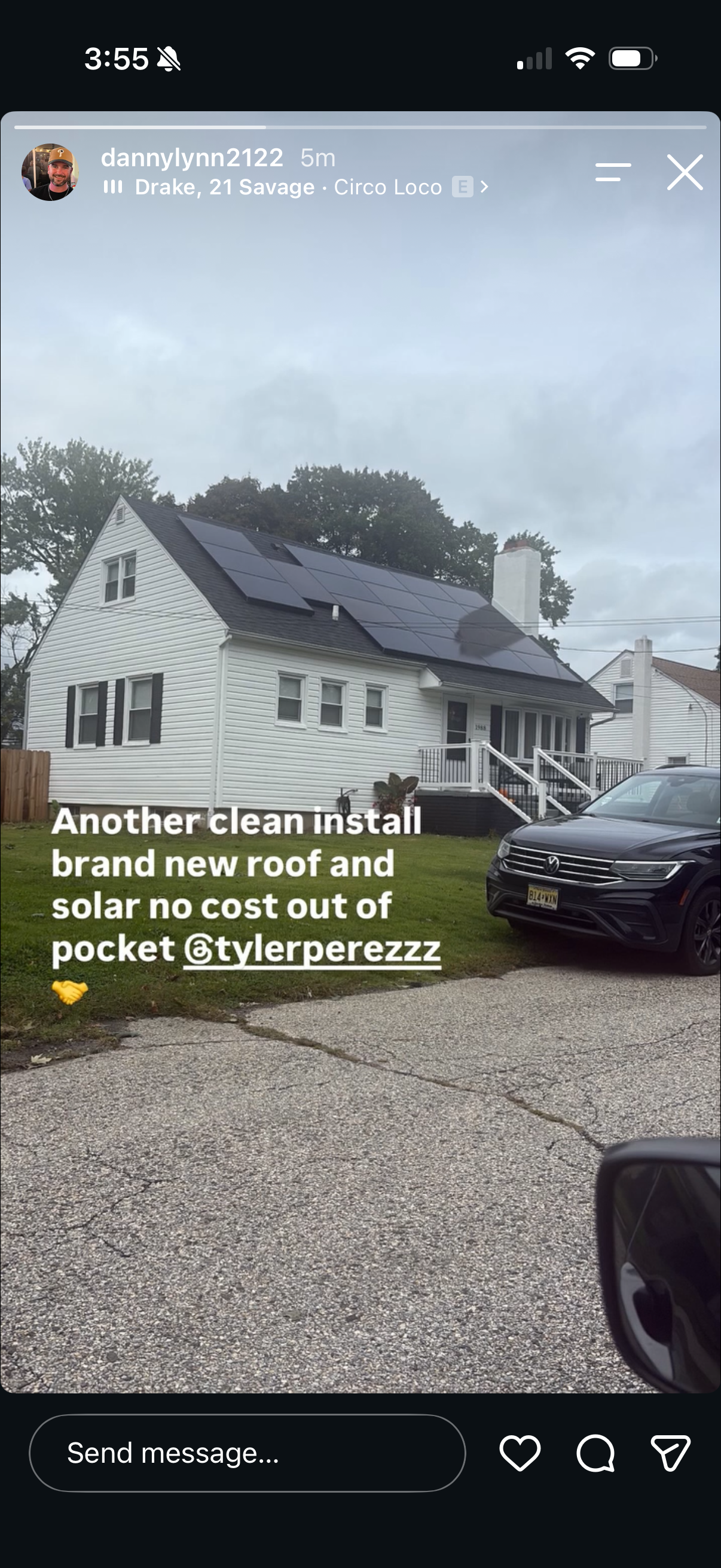 Another clean install — brand new roof and solar no cost out of pocket tylerperezzz — click to enlarge
