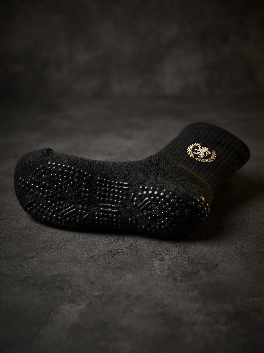 Blackline United custom grip sock mockup