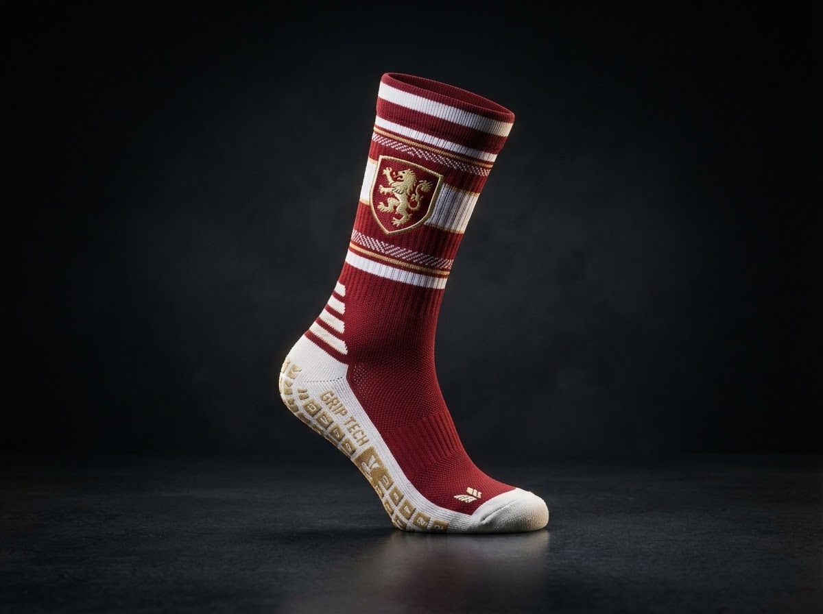 Gold Coast Hockey custom grip sock mockup
