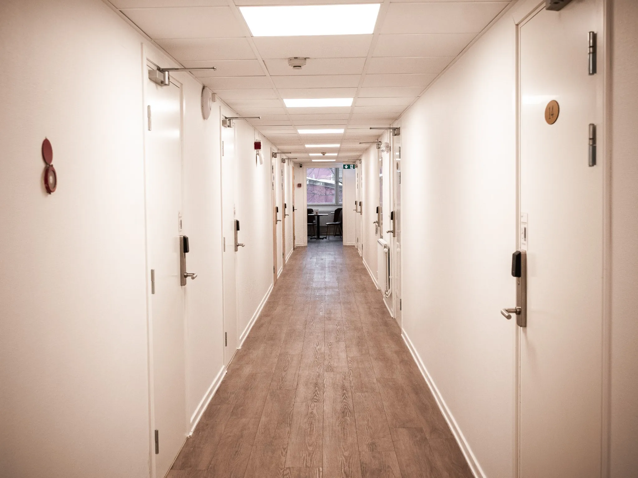 Ahlgrens Hotell korridor