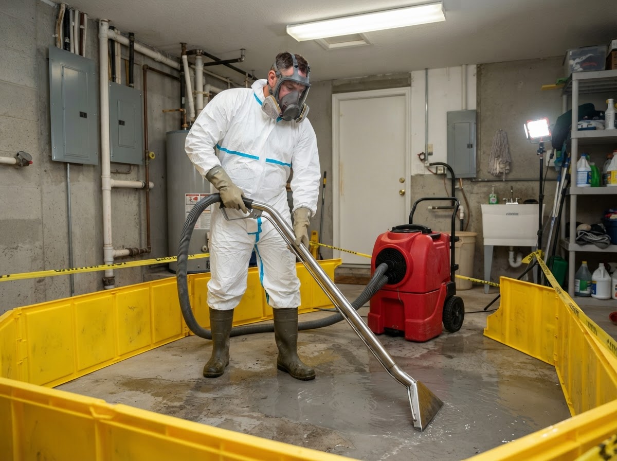 Sewage backup and black water cleanup near Cape Coral