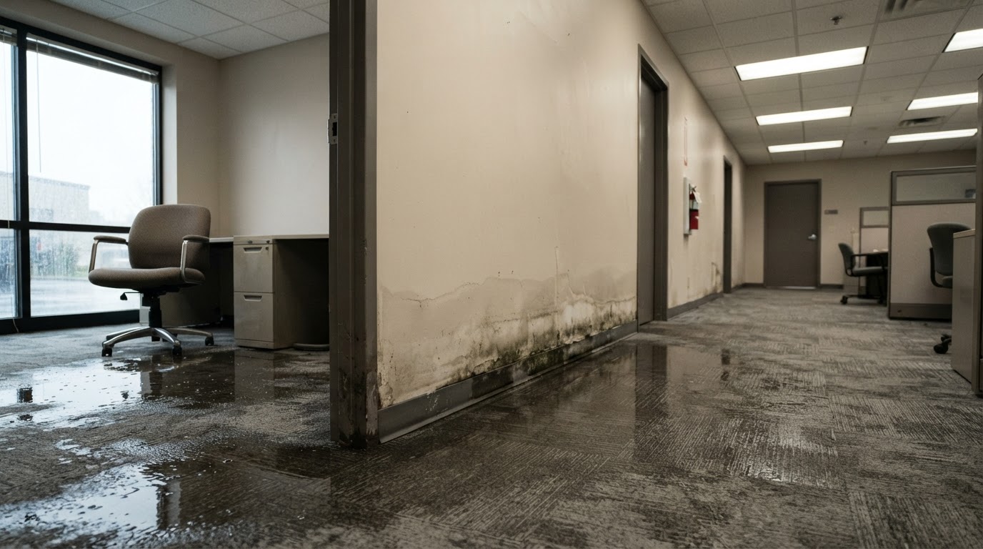 Before commercial water damage restoration near Bokeelia, Florida