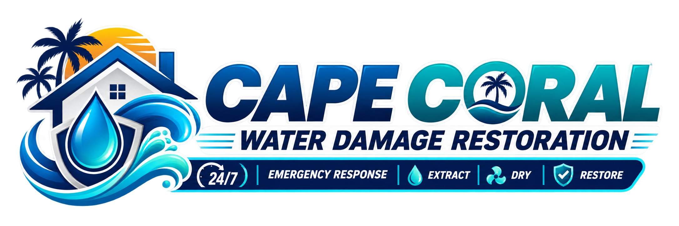Cape Coral Water Damage Restoration Logo