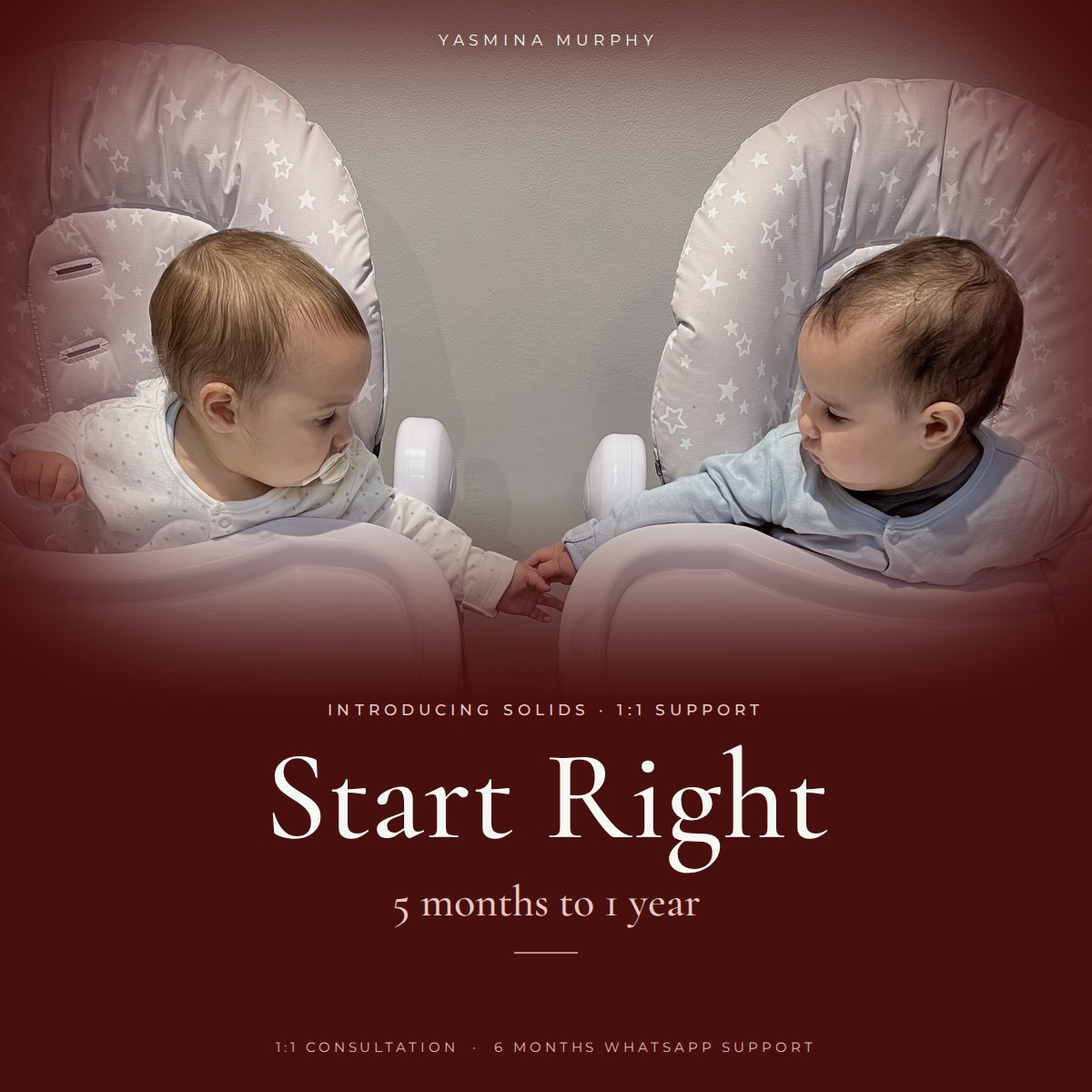 Start Right - Introducing Solids 1:1 Support (5 months to 1 year)
