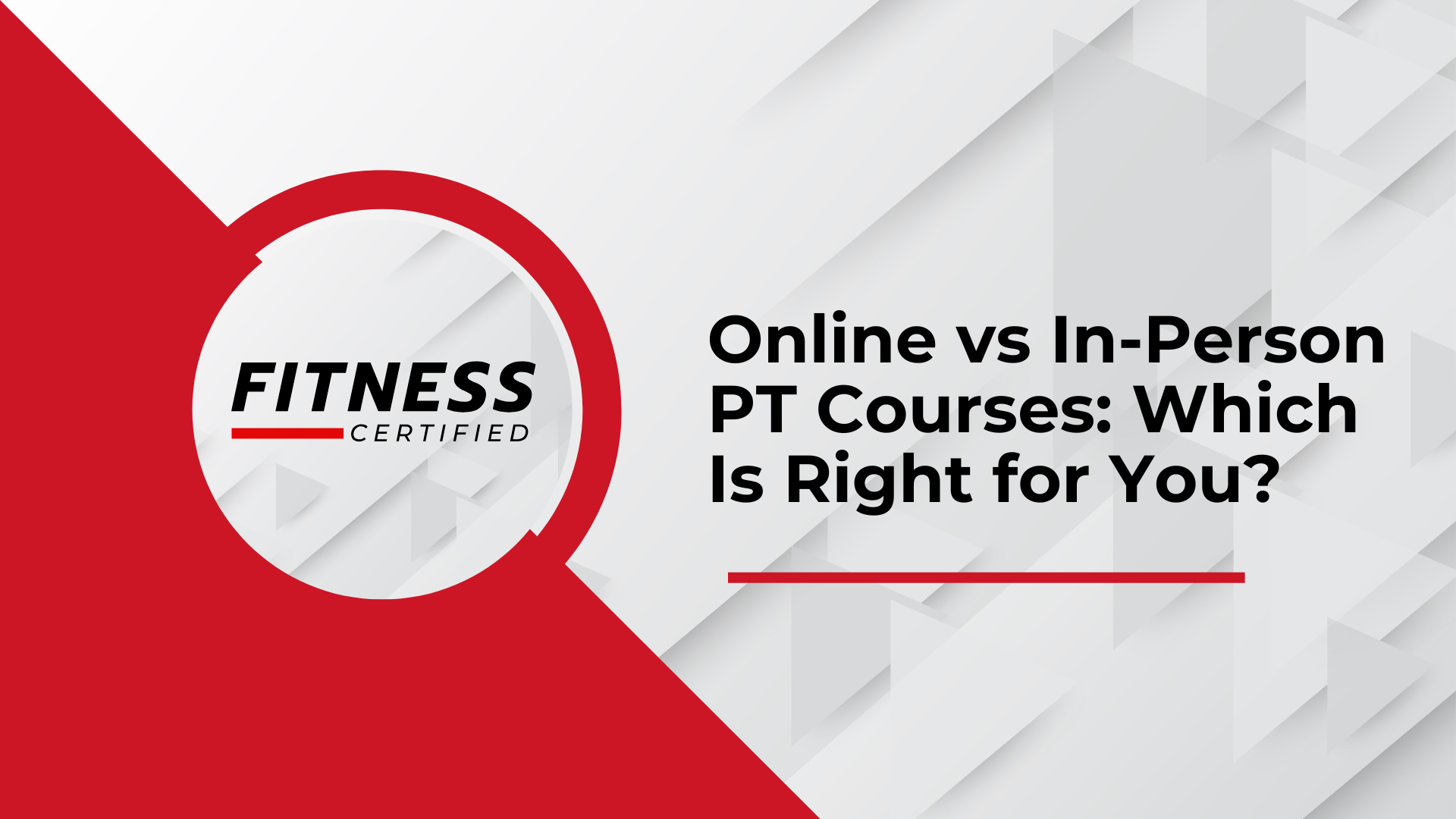 Online Vs In-Person PT Courses: Which Is Right For You?