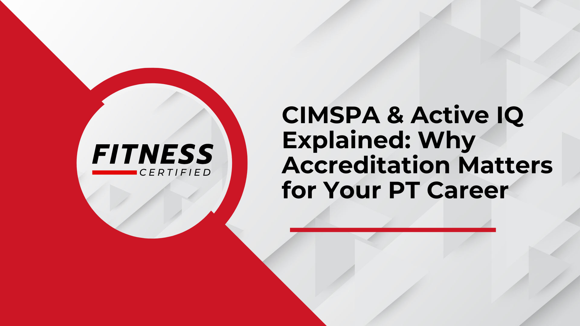 CIMSPA & Active IQ Explained: Why Accreditation Matters For Your PT Career