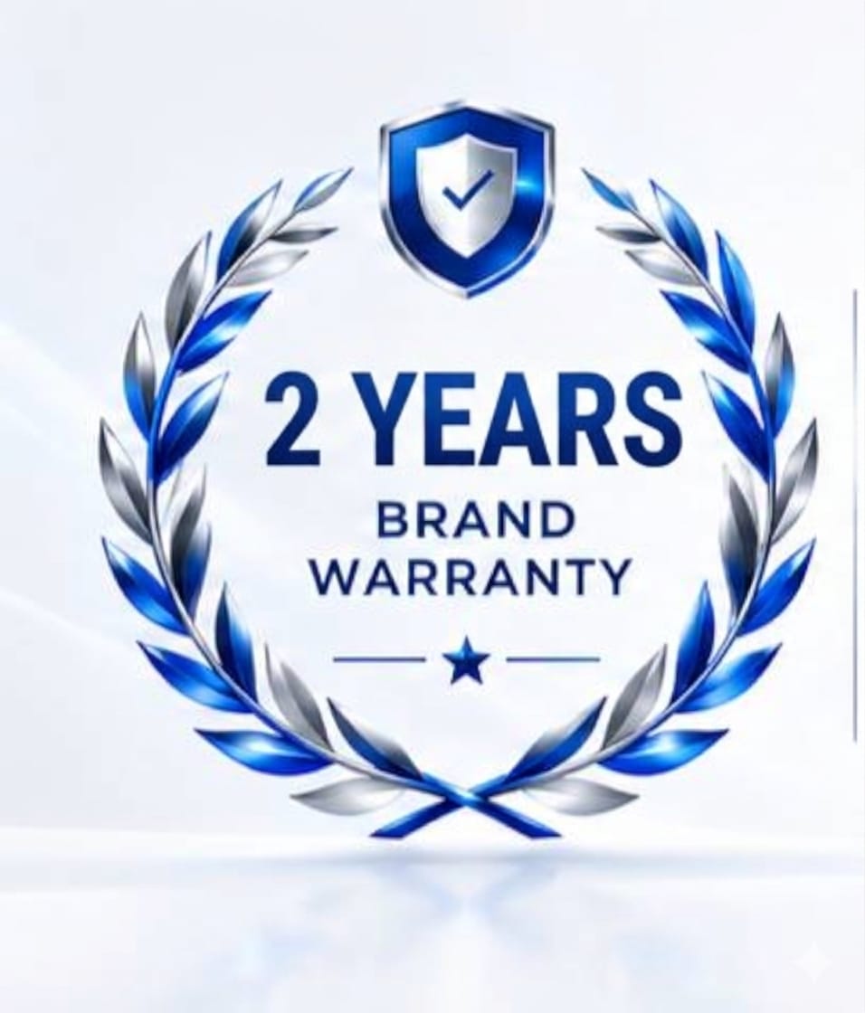 2 Years Brand Warranty Official Logo
