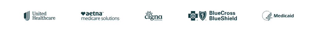 UnitedHealthcare, Aetna medicare solutions, Cigna Healthcare, BlueCross BlueShield, Medicaid