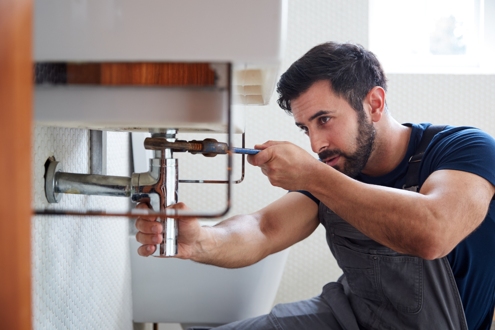 Local Service Professional fixing plumbing
