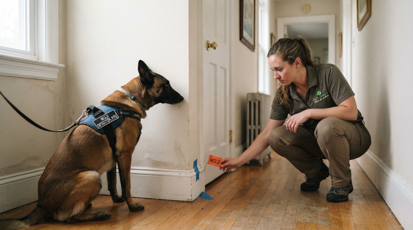 What Happens After a Mold Dog Alerts?