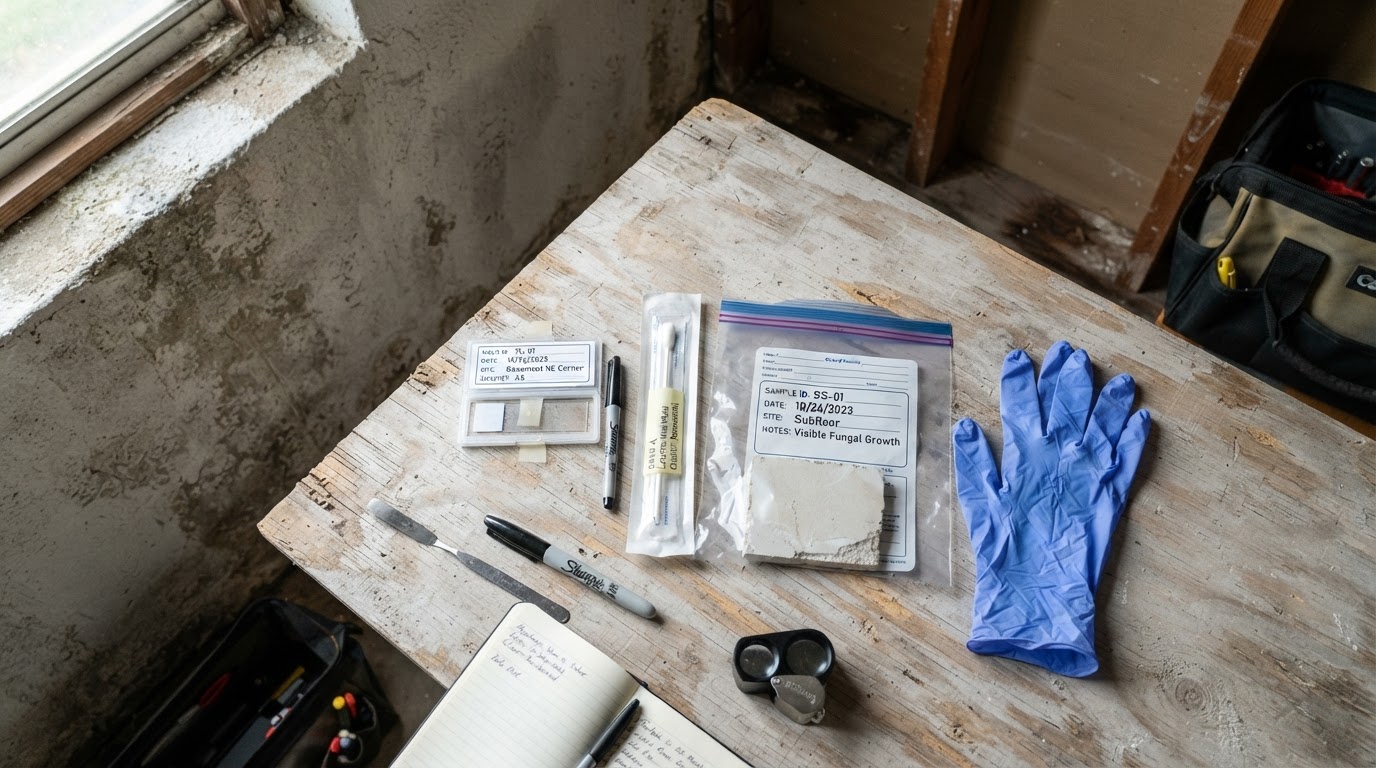 Which Mold Test Do You Need? Surface, Air, and Mycotoxin Testing Compared
