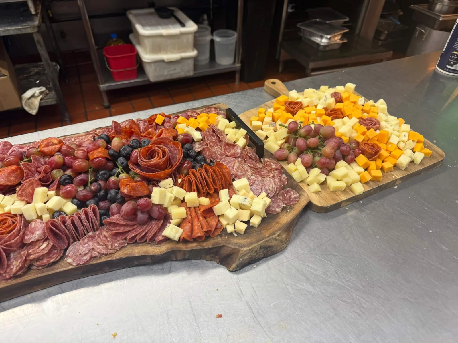 Twin Deluxe Charcuterie & Cheese Tasting Boards for Special Events
