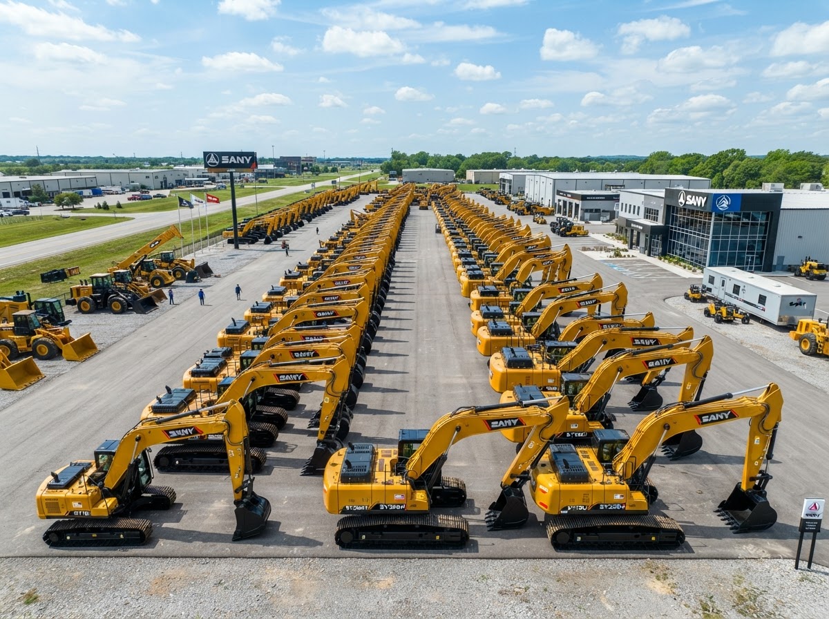 SANY Excavators Fleet Lineup