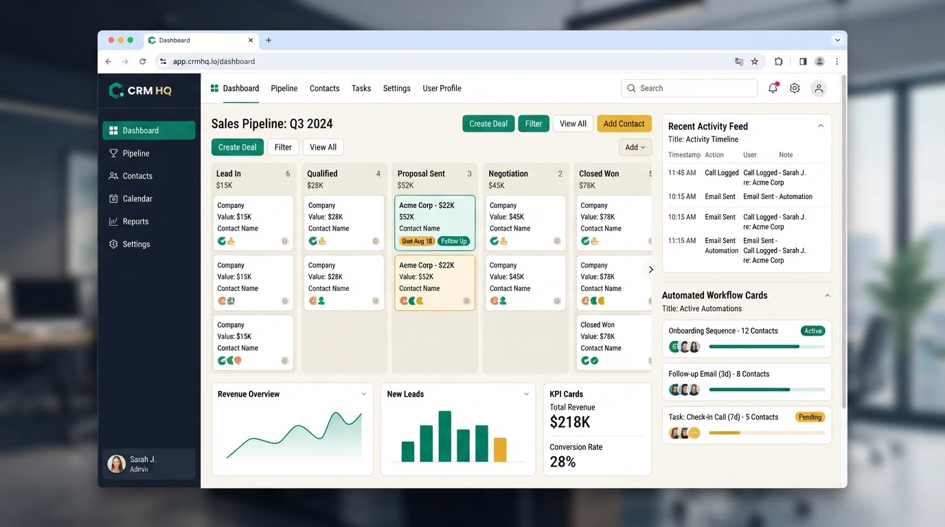 Unified CRM Demo preview