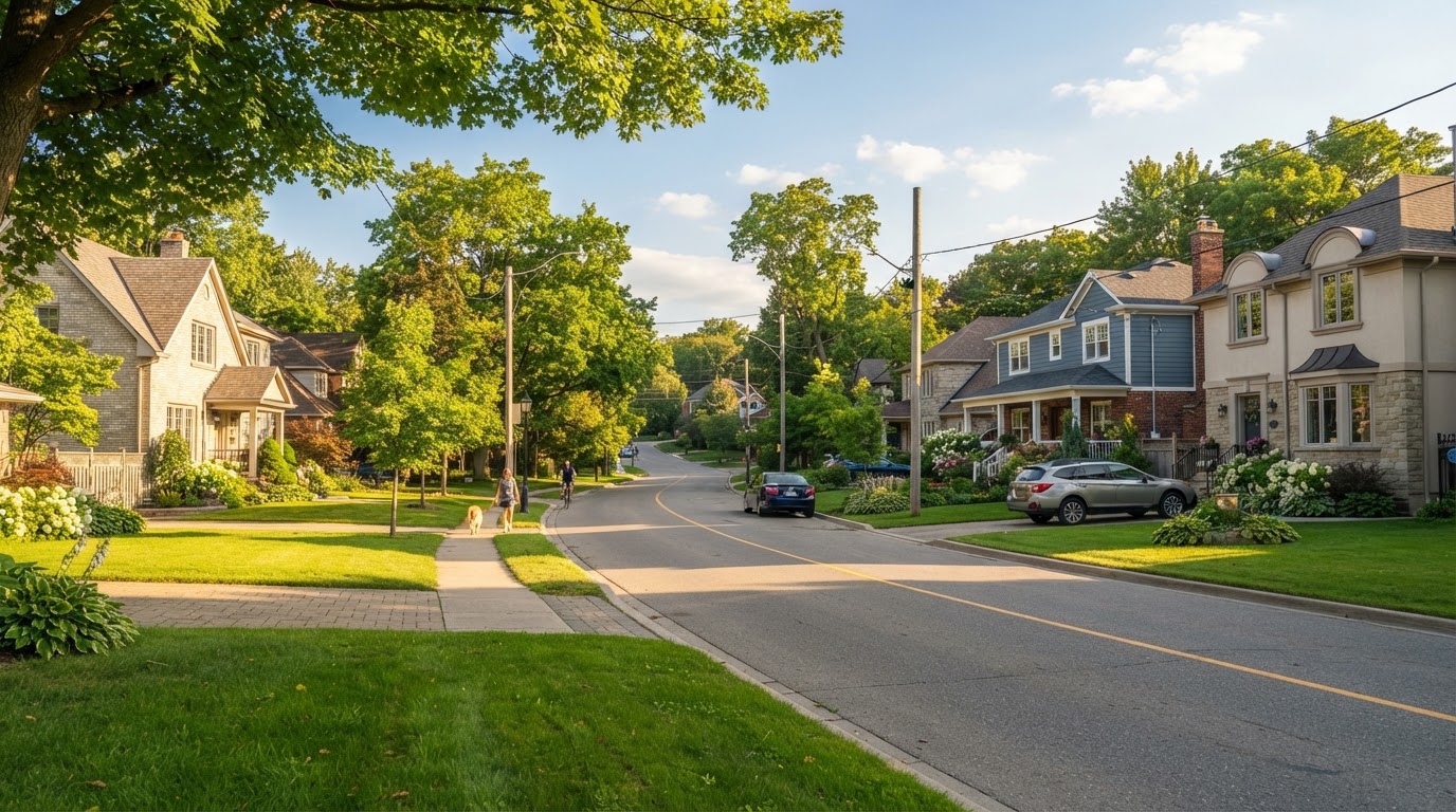 Canadian residential neighborhood